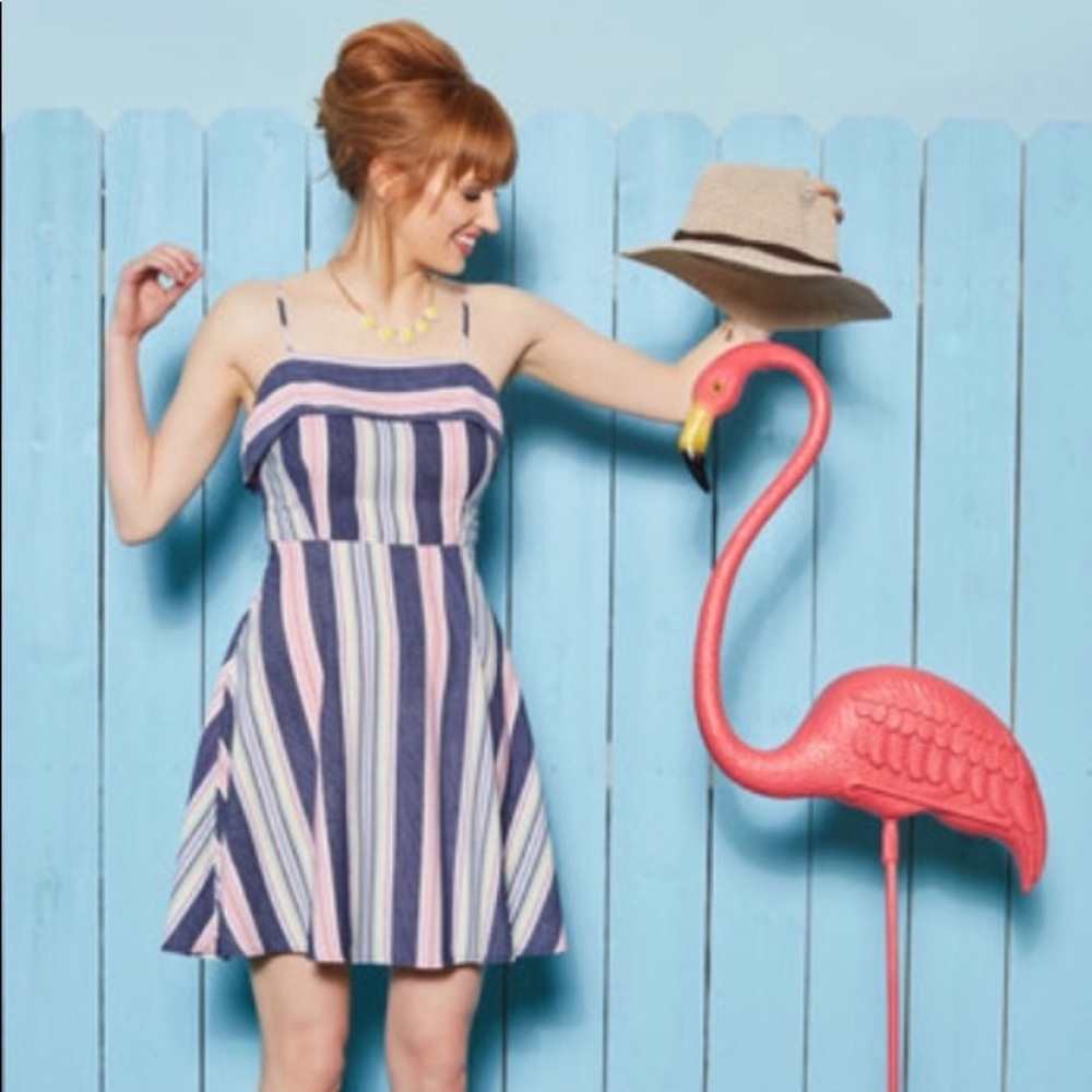 ModCloth striped dress - Picture 1 of 7